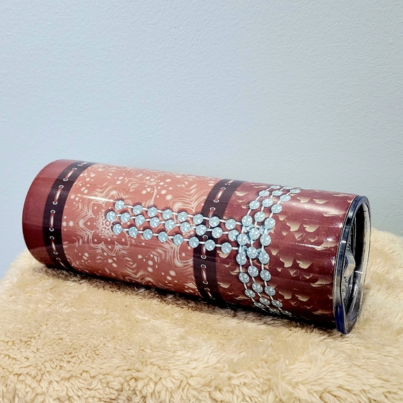 20 oz Decorative Stainless Steel Tumbler - Picture 3 of 5